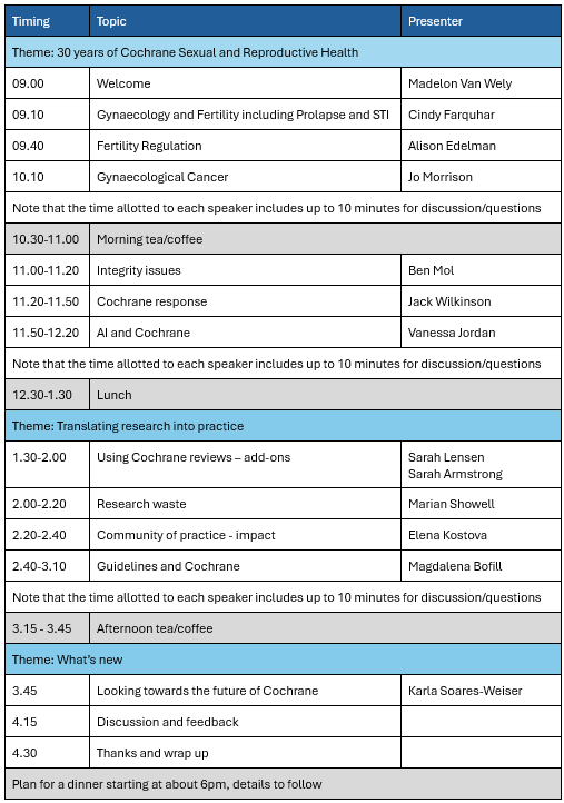 Programme 4 July CGF event